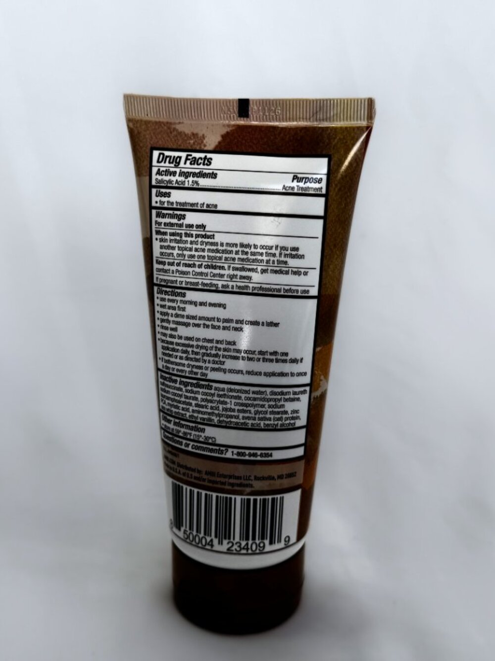 New Ambi Even Clear Gentle Exfoliating Face Wash Exfoliate Oat + Sea Whip 5 oz - Picture 2 of 4